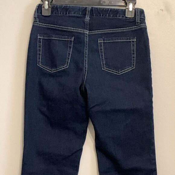 Cat & Jack | Girls Skinny Dark Wash Denim Blue Jeans - Picture 5 of 9